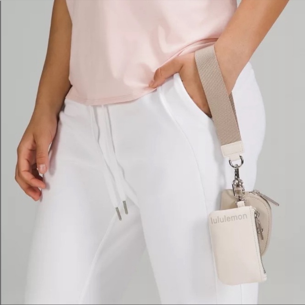 Lululemon white opal Dual Pouch Wristlet